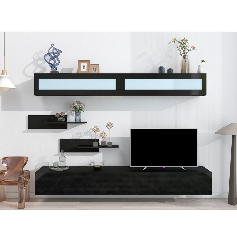 Wrought Studio Floating Entertainment Center for TVs up to 75" Wayfair